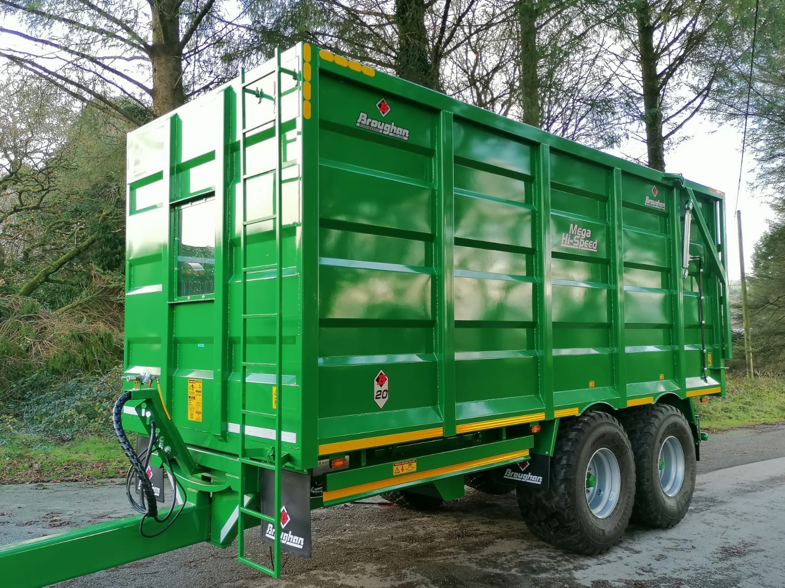 NEW BROUGHAN SILAGE TRAILER 
